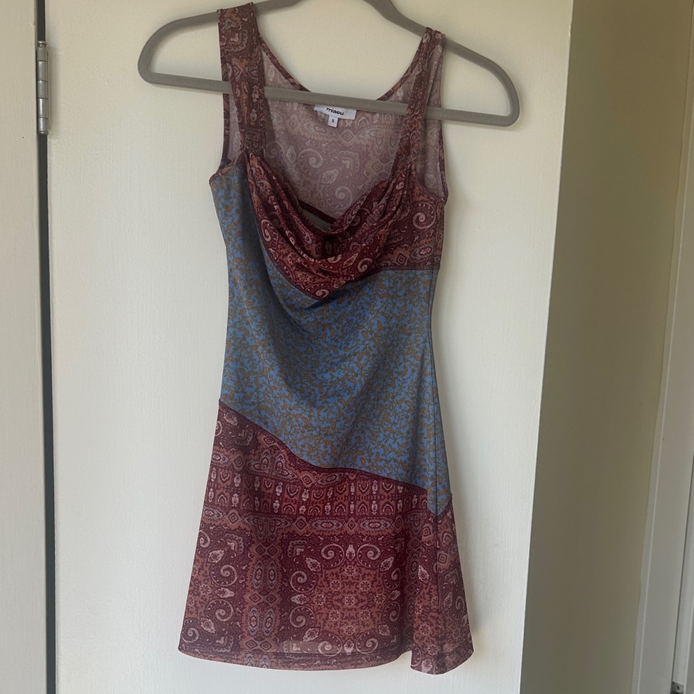 Miaou Geometric Pattern Dress